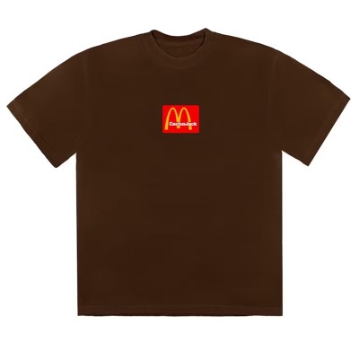 Travis Scott x McDonald's Sesame III T-shirt Brown
