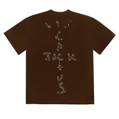 Travis Scott x McDonald's Sesame III T-shirt Brown2.jpg
