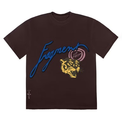 Travis Scott Cactus Jack For Fragment Icons Tee Brown