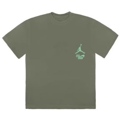 Travis Scott Jordan Cactus Jack Highest T Shirt Olive