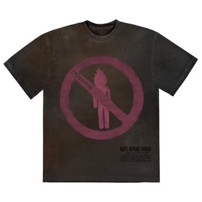 Travis Scott x Sp5der T-shirt Brown