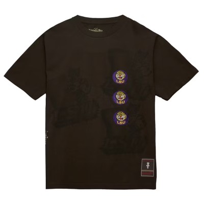 Travis Scott x Mitchell & Ness LSU Tigers Seal T-Shirt Brown