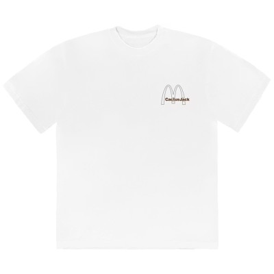 Travis Scott x McDonald's Vintage Action T-shirt White