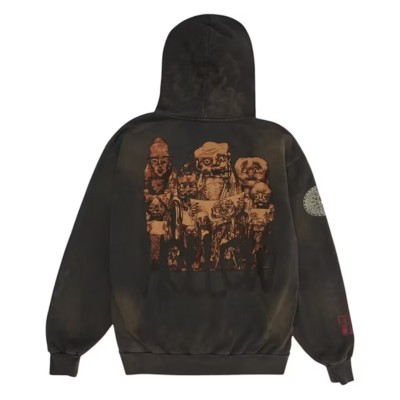 Travis Scott Cactus Jack x Takashi Murakami Hollow Hoodie Brown2.jpg