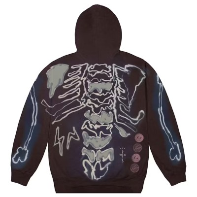 Travis Scott Cactus Jack For Fragment Skeleton Graffiti Full Zip Hoodie Multi2.jpg
