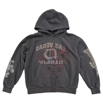 Travis Scott Utopia Annihilator Hoodie Black