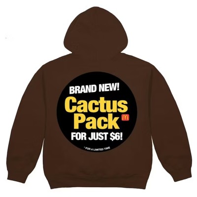 Travis Scott x McDonald's Cactus Pack Sticker Hoodie Brown2.jpg