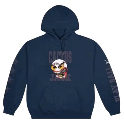 Travis Scott Cactus Jack Play Ball Hoodie Black .jpg