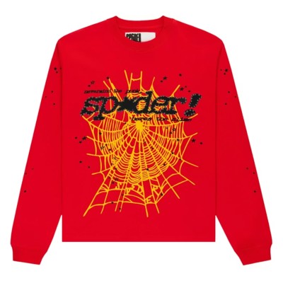 Sp5der Punk V2 Longsleeve Red