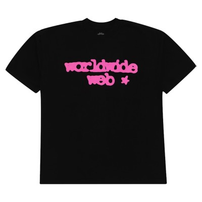 Sp5der Web Tee Black/Pink