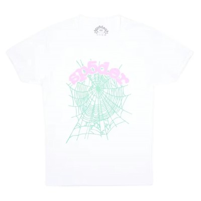 Sp5der Women's OG Web Baby Tee White