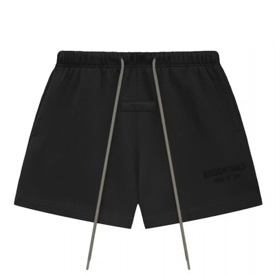 Fear of God Essentials Core Collection Sweatshort Heather Black.jpg
