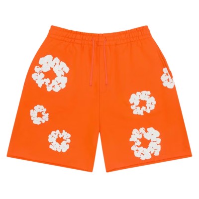Denim Tears Cotton Wreath Sweatshorts Orange