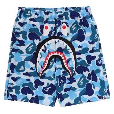 BAPE ABC Camo Shark Sweat Shorts Blue.jpg