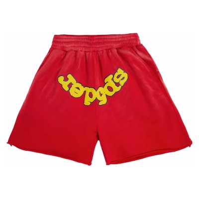 Sp5der OG Logo Sweatshort Red