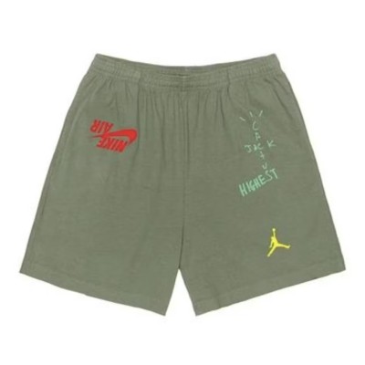 Travis Scott Jordan Cactus Jack Highest Sweatshort Olive