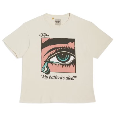 Gallery Dept. Dead Batteries Tee Antique White.jpg