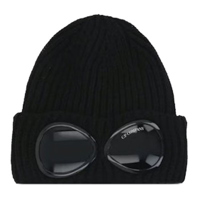 C.P. Company Accessories Knit Cap Black.jpg