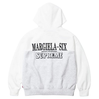 Supreme : MM6 Maison Margiela Eagle Zip Up Hooded Sweatshirt White2.jpg