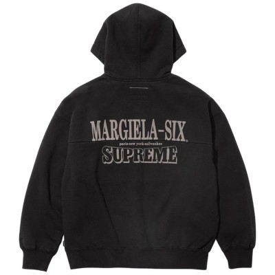 Supreme : MM6 Maison Margiela Eagle Zip Up Hooded Sweatshirt Black2.jpg