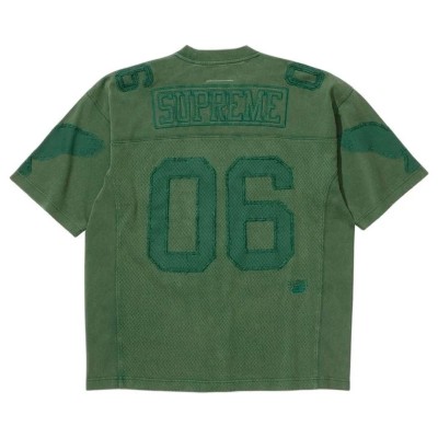 Supreme : MM6 Maison Margiela Cotton Football Jersey Green2.jpg