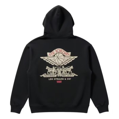 Nike Jordan x Levi's Full Zip Hoodie Black