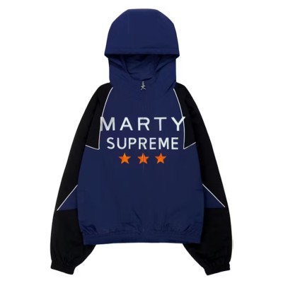 NAHMIAS x Marty Supreme A24 Classic Warm Up Jacket Navy