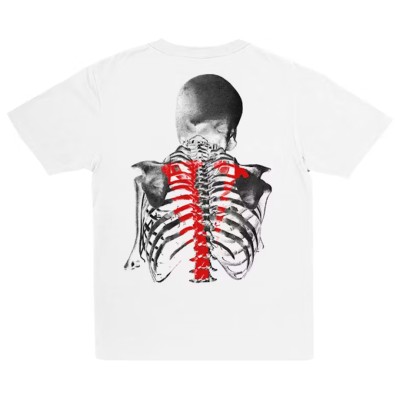 Vlone x Never Broke Again Bones T-shirt White