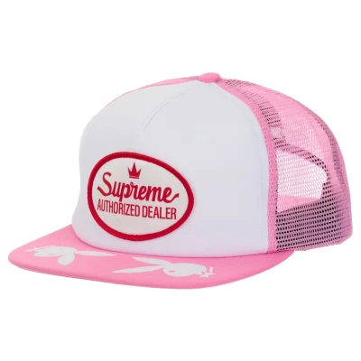 Supreme Playboy Mesh Back 5-Panel Pink.jpg