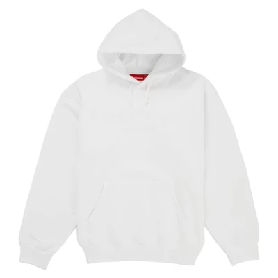 Supreme Classic Logo Hooded Sweatshirt White.jpg