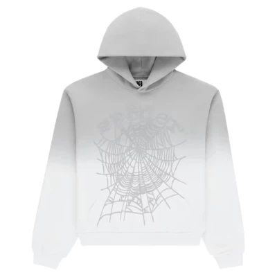 Sp5der OG Web V2 Ombre Hoodie Sport Grey