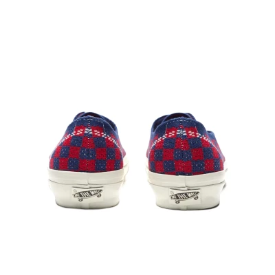 Vans LX Authentic 44 EK Punk Check Red Blue3.jpg