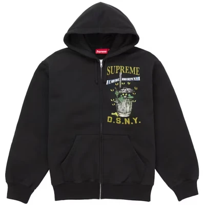Supreme DSNY Zip Up Hooded Sweatshirt Black.jpg