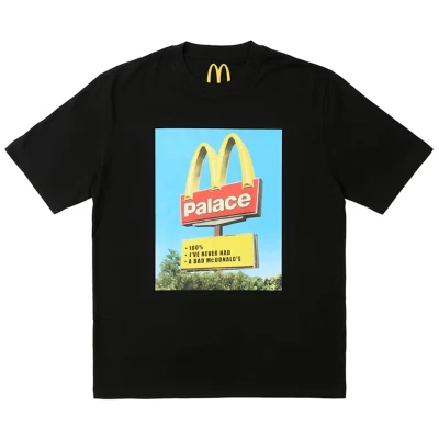 Palace x McDonald's Sign T-shirt Black.jpg