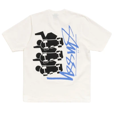 Stussy Skate Stack Tee Pigment Dyed Natural