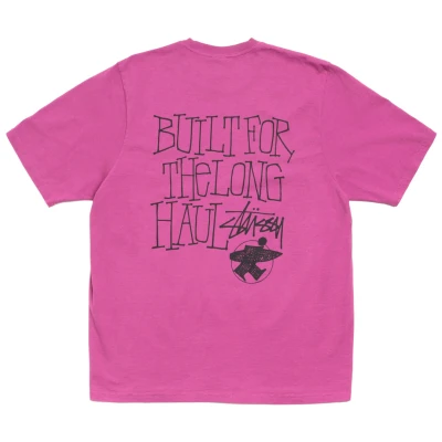 Stussy Long Haul Tee Pigment Dyed Berry.jpg