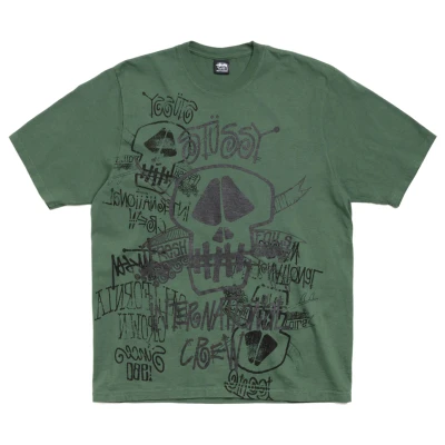 Stussy Skulls Tee Pigment Dyed Pine.jpg