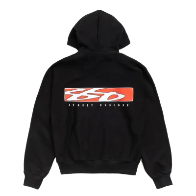 Stussy S Box Zip Hoodie Black