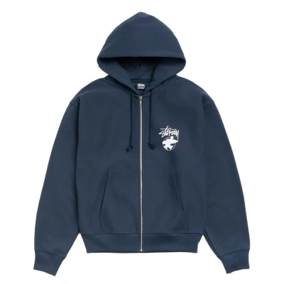 Stussy Long Haul Zip Hoodie Navy2.jpg