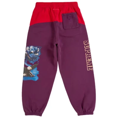 Supreme MM6 Maison Margiela Eagle Sweatpant Purple2.jpg