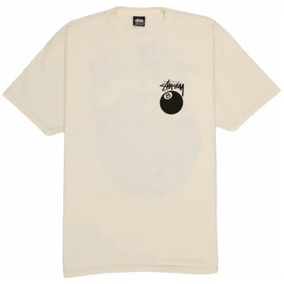 Stussy 8 Ball Pigment Dyed Tee Natural