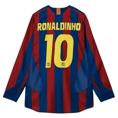 Nike FC Barcelona Re-Issue 2005/06 Ronaldinho #10 Home Jersey Multicolor