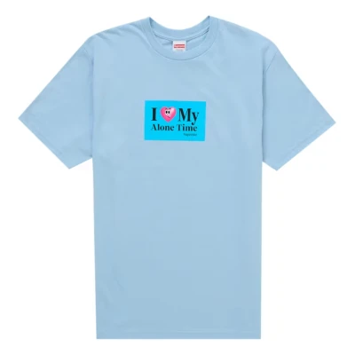 Supreme Alone Time Tee Powder Blue