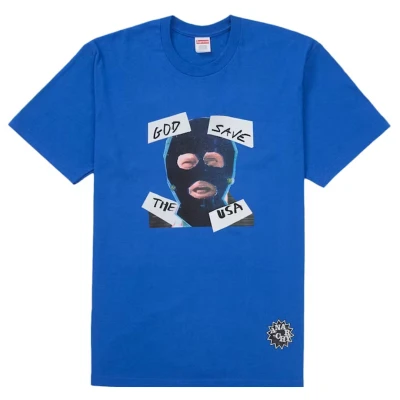 Supreme God Save Us Tee Royal
