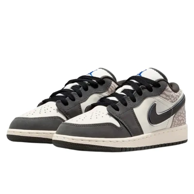 Jordan 1 Low SE Sail Deep Pewter Elephent Print (GS)2.jpg