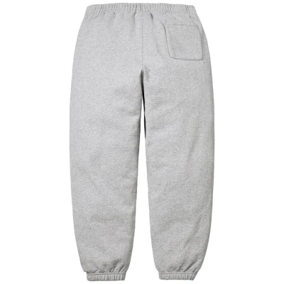 Supreme Satin Applique Sweatpant Heather Grey2.jpg