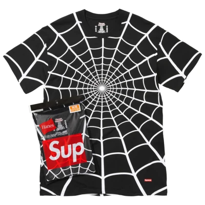 Supreme:Hanes Spider-Man Tagless Tees (2 Pack) Black.jpg