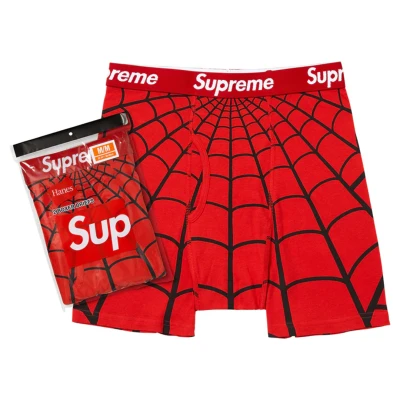 Supreme:Hanes Spider-Man Boxer Briefs (2 Pack) Red.jpg