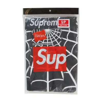 Supreme:Hanes Spider-Man Boxer Briefs (2 Pack) Black2.jpg