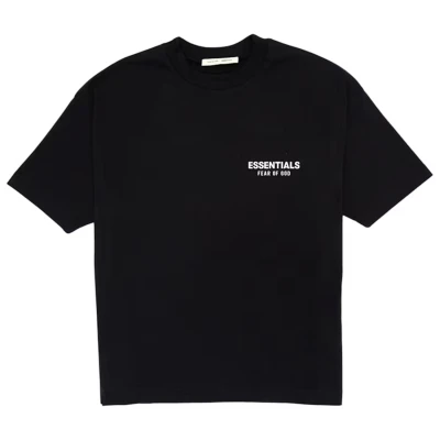 Fear of God Essentials Classic Short Sleeve Tee Jet Black *Ostatni rozmiar*